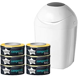 Tommee Tippee - Pack poubelle à couches + 6 recharges
