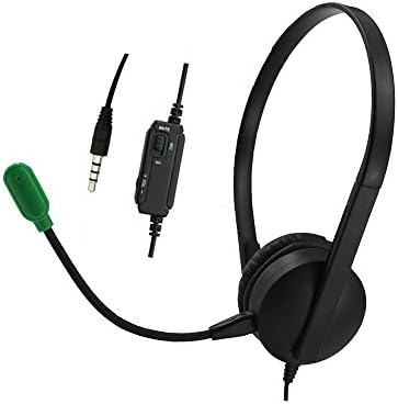 Hengzh ES481 3.5 mm Computer Headset with Noise Cancelling Lightweight PC Headset Wired Headphones, Business Headset Microphone for Skype