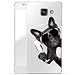 Produktbild finoo | Samsung Galaxy A5 2017 Handy-Tasche Schutzhülle | ultra leichte transparente Handyhülle aus flexiblen Silikon | stylisches TPU Cover Case mit Motiv | Hund mit Sekt von der Seite