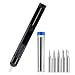 Produktbild 7-IN-1 LYLIN Entlötpumpe Set, Aluminium Desoldering Pump Entlötpumpen, 5 Ersatz-Lötspitze Lötspitzenset 900M-I/BK/3C/2.4D, 0.8 mm Lötzinn Lötdraht für Lötkolben Lötstation Lötset