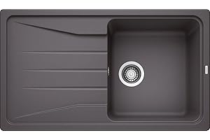 BLANCO 519672 Sona 5 S 519 672 Évier de Cuisine, Gris Rocher, 50 cm Unterschrank