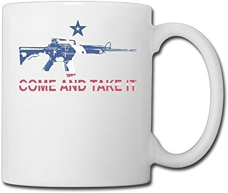 AR-15 Come And Take It Picture Ceramic Personalized Mugs