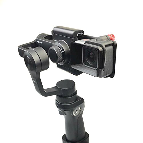 Hinmay piastra adattatore per GoPro Hero 4/3/3Â +/GoPro 5Â DJI Osmo Zhiyun mobile giunto cardanico palmare