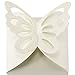 Produktbild 50 x Gastgeschenk Schachtel Geschenkbox Hochzeit Kaestchen Schmetterlingweiss