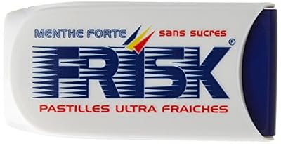Frisk Pastilles rafraîchissantes sans sucres à la Menthe Forte - Boîte de 12 Etuis