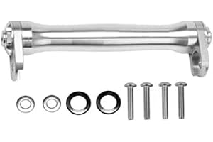 London Craftwork Unisex London Craftwork Easy Wheels Extender Ver 2.0 for Brompton + 2 Wheels Improved Version Silver (Exten bike part, Silver, One Size UK