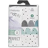 Brabantia 102080 - Funda protectora para mesa de planchar, 135 x 45 cm, 2 mm de espuma, surtido