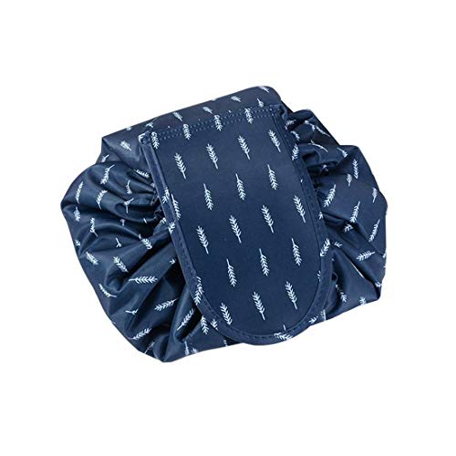 Moda coreana a prueba de agua de gran capacidad Quick Drawstring Maquillaje Bolsa de almacenamiento de joyas Mujeres Travel Cosmetic Toiletry Organizer