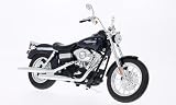 Material: Metal/Plástico Harley Davidson FXDBI Dyna, metálico-azul oscuro, 2006, Modelo de Auto, modello completo, Maisto 1:12