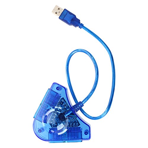 Preisvergleich Produktbild Cikuso USB Adapter Konverter PS2 Playstation 2 zu PC Controller