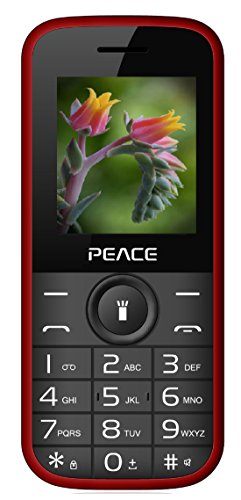 Peace P3 Red Black 1.8 inch, Dual Sim Mobile Phone With 850 mAh Battery, wireless FM, Bluetooth, Digitel Camera, Call Recording, MP4, Internet & 1 Year Warranty RS.580 (64.00% Off) - Amazon