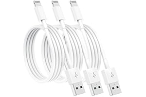 SUSNWERE 1M+1M+2M 3Pezzi Cavo iPhone Originale Apple Certificato MFi,Cavo Ricarica iPhone USB Lightning 1/1/2 metri Veloce Compatibile con iPhone 14 13 12 11 Pro Max/Mini/XS/8/7/6 Plus/SE/iPad