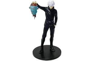 Jiumaocleu Figurine Anime Gojo Satoru - Statue JJK - 18 cm - Gojo Satoru - Figurine d'action - Objets de collection - Décoration de bureau - Cadeaux