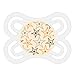 MAM Perfect Night Glow-In-The-Dark Soother With Sterilisable Travel Case 0 Months + (Stars) (1 Pack)
