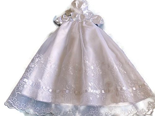 Christening Gown with Matching Bonnet (6-12 months)