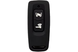 OTMIK Custodia in Silicone per chiavi auto per Honda Adv 350 PCX 125 PCX160 AV 350 SH350i VISION 110 2 pulsanti Supporto per Guscio Remoto (Nero A)