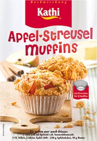 Preisvergleich Produktbild Kathi Apfel-Streusel-Muffins 430g