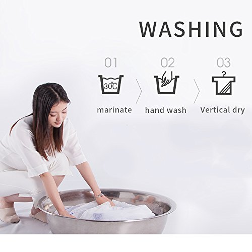 Moskitonetz, Vitutech Fliegennetz Mückennetz Insektennetz Spitze Betthimmel Rund Moskitonetz für Einzel oder – Doppelbetten Indoor or Outdoor – Travel Insekten Malaria Schutz Weiß - 6