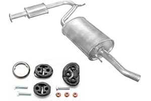 POLM-OSTR Auspuff Endschalldämpfer + Montageware Ersatzteil (siehe Artikelbeschreibung)