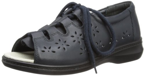 Padders Womens 714 Coast Navy Lace-Up Flats 6.5 UK, 42 EU