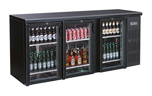 Preisvergleich Produktbild Flaschenkühltisch, 2002x535x860mm, schwarz, 537L