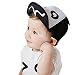 Voberry® 1Pcs Cute Lovely New Fashion Baby Girll Boys Children Hat Summer Mesh Soft Brim Flanging Sun hat Baseball Cap (Black)