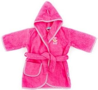 Tiseco Lief Uni Baby Bathrobe For Girl, 0-12 Months, Red