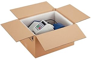 Propac Z-BOX302510M Scatola Cartone Due Onde Avana, 30 x 25 x 10 cm, Set di 20