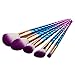Makeup Brushes, Molie 5pcs Make Up Brush Set Professional Foundation Eyeshadow Brush Kit,Purple