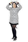 Damen Zebra Kostüm für große Größen Gr. 52 54