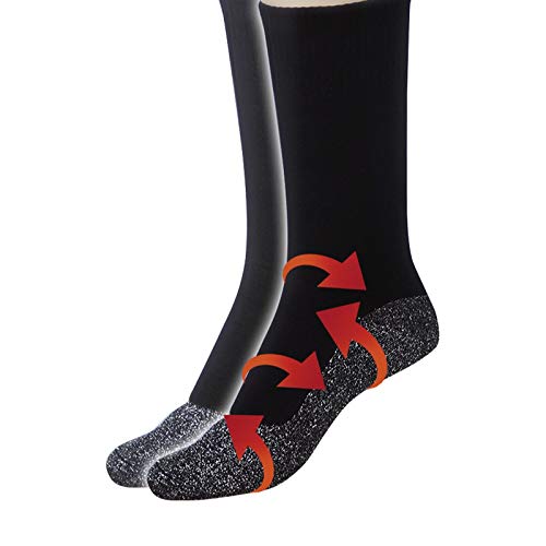 Stepluxe - Paire de Chaussettes Anti-Froid avec Fibres d'Aluminium pour Maintenir Vos Pieds Chauds et secs - Taille Unique et Unisexe