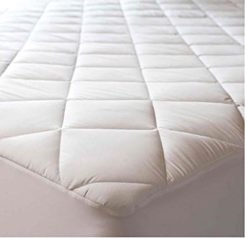 Microfibre 30cm 12" Deep Quilted Mattress Protector Cover Topper Single, Double, King, Super king, Cot Bed Pillow Protector, (Double)