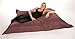 Extra Large Giant Beanbag in Brown - XXXL 180x140cm - NEXT WORKING DAY DELIVERY - Indoor & Outdoor Large Garden Waterproof Bean Bag
