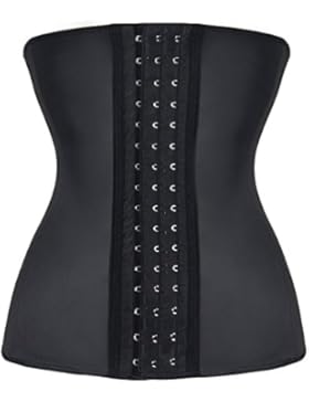 Dilanni Damen Latex Training Sport Unterbrust Korsett