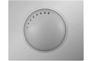 BJC Iris - Tapa con botón para regulador, Aluminio Mercurio ,18749-MA