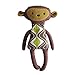 Soft Toy Monkey | Baltic Amber Gift | Handmade Doll with amber gemstone filling | Baby massage | Alternative Medicine | Crystal Therapy | Baby Warmth Sleeping Toy