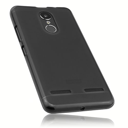 Preisvergleich Produktbild mumbi Schutzhülle für Lenovo K6 Hülle Transparent Schwarz