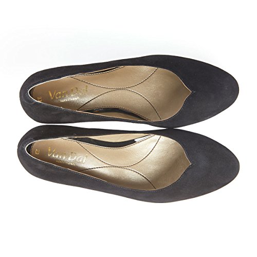 Van Dal Womens Hanover Wedge in Black Suede / Galaxy Print