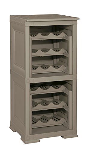 Preisvergleich Produktbild Tontarelli Weinregal braun