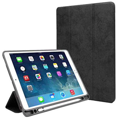 Diadia For iPad 6th Generation 2018 9.7 Release Smart Leather TPU Stand Cover With Pencil Holder For Apple