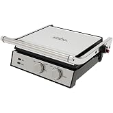 Sinbo SSM-2598 Izgara ve Tost Makinesi 2000W D&ouml;k&uuml;m Plakalı Ayarlanabilir Isı ve Zaman Kontroll&uuml;
