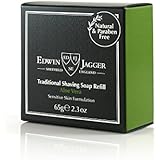 Edwin Jagger 99.9 % Natural Aloe Vera Rasierseife Nachf&uuml;llpack, 65 g, 1er Pack (1 x 65 g)
