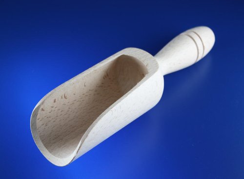 MAAJ® MEHLSCHAUFEL HOLZSCHAUFEL SALZSCHAUFEL XXL 24 cm AUS BUCHENHOLZ