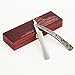 Witasm Straight Razor Set Cut Throat Barber Razor Shavette with Gold Handle & Rose Wood Case