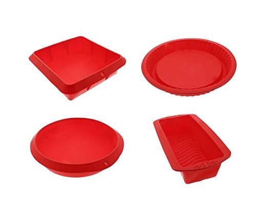 Fanaticism Silikon Backform set, Kastenform, Obstbodenform, Rundform, Quadratische - 3