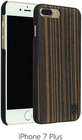 UTECTION iPhone 7 Plus / 8 Plus Wood Case Cover ** Eco Real Wood - Ultra-Slim ** Unique Desgin Wooden Skin Bumper Poplar