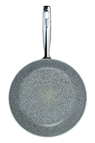 Ballarini Portofino Pfanne flach 28 cm 9Q5M-0.28 aus Aluminium mit Granitium-Antihaftbeschichtung induktionsgeeignet steinoptik Made in Italy - 3