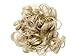HAIR EXTENSIONS CURLY MESSY DRAWSTRING UPDO FULL BUN IN SWEDISH BLONDE