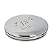 Produktbild Silver Finish Engraved 18th Birthday Round Compact Mirror with Butterflies Great Gift Idea for Birthday Gifts Friends Presents