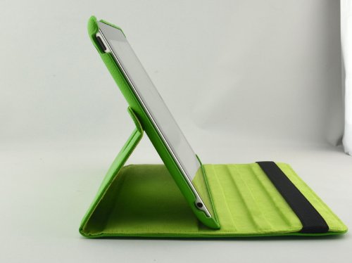 inShang Hülle für Apple iPad 2 iPad 3 iPad 4, Edles PU Leder Tasche Hülle Skins Etui Schutzhülle Ständer Smart Case Cover für Tablet iPad, Super Automatische Einschlaf-/Aufwach funktion, 360 Grad rotierende Schutzhülle mit Standfunktion + inShang Logo hochwertigen Stylus Eingabestift Stift - 6